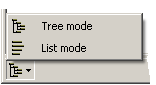 Switch between tree and list representation