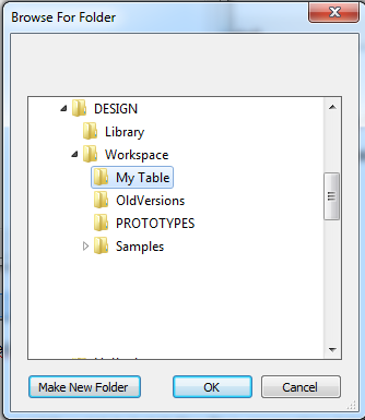 Assembly copier Specify destination Folder