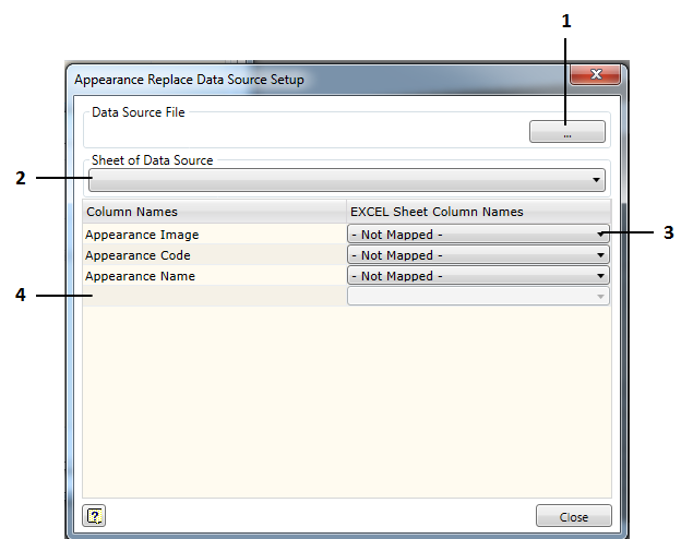 Map Excel Table