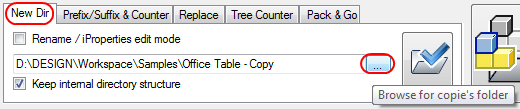 Assembly copier Specify Copy destination