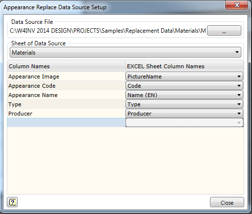 Excel Maping Result