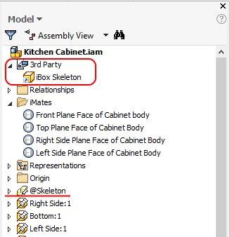 iBox skeleton Browser node