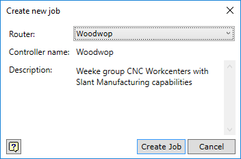 Job Dialog