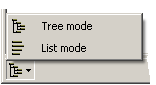 Swith between tree and list component representation