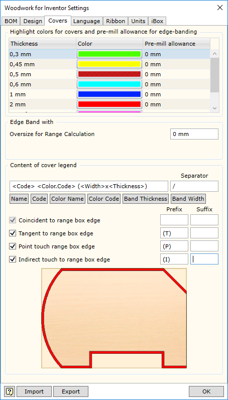 Design Settings Covers