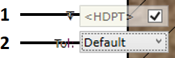 Hole geometry parameter setup in Hole Note