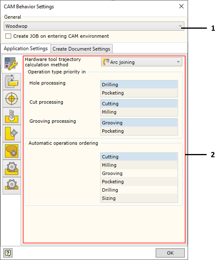 CAM Behave Dialog Start