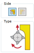 Sizing by Mill Tool Side