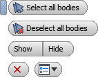 Dress Up Visibility Solid Body Dialog