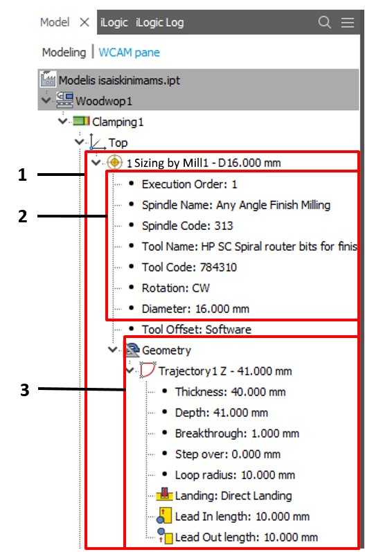 Sizing by Mill Browser view