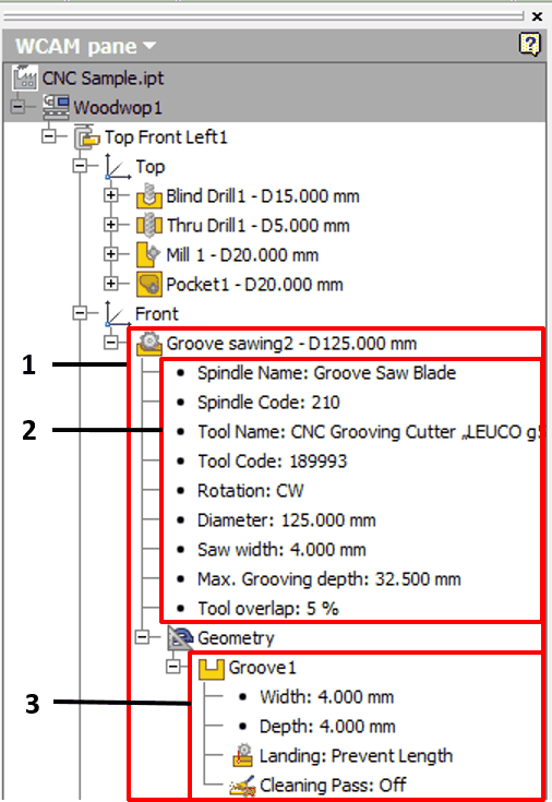 Groove browser tree