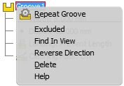 Groove geometry edit