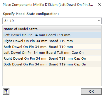 Model State Config Window