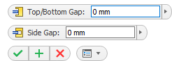 Trim Split Gap specification