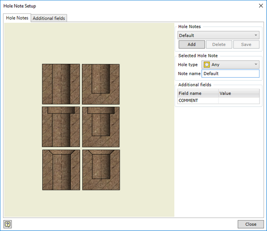 Hole Notes setup intro