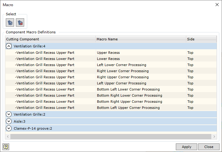 Sculpt Processing Dialog