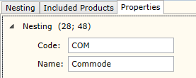 Nesting Code and Name properties in Browser