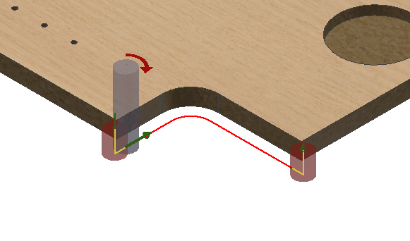 Conventional Milling - frezavimas prieš pastūmą