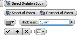 Dress Up command Interface