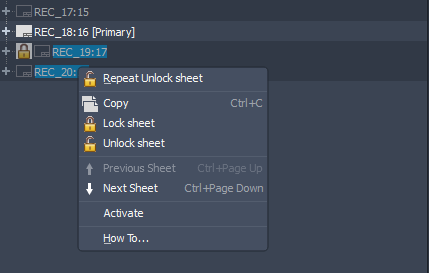 lock for drawing refresh