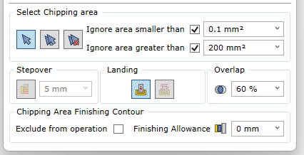 Mill Chipping dialogas