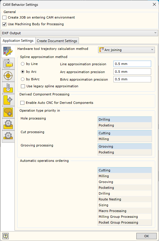CAM Behave Dialog