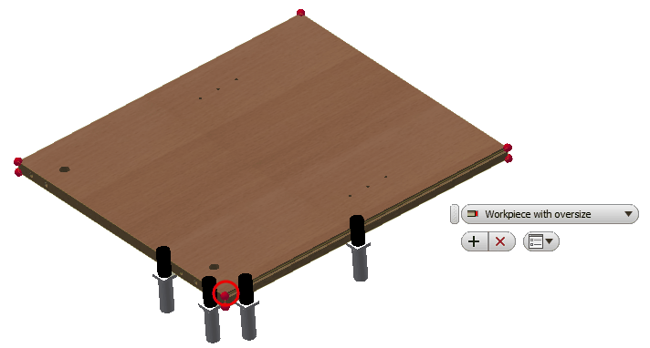 Clamping setup