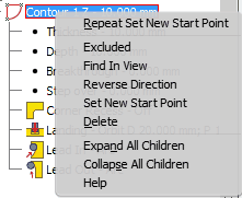 Contour properties