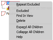 Pocket Contour context menu