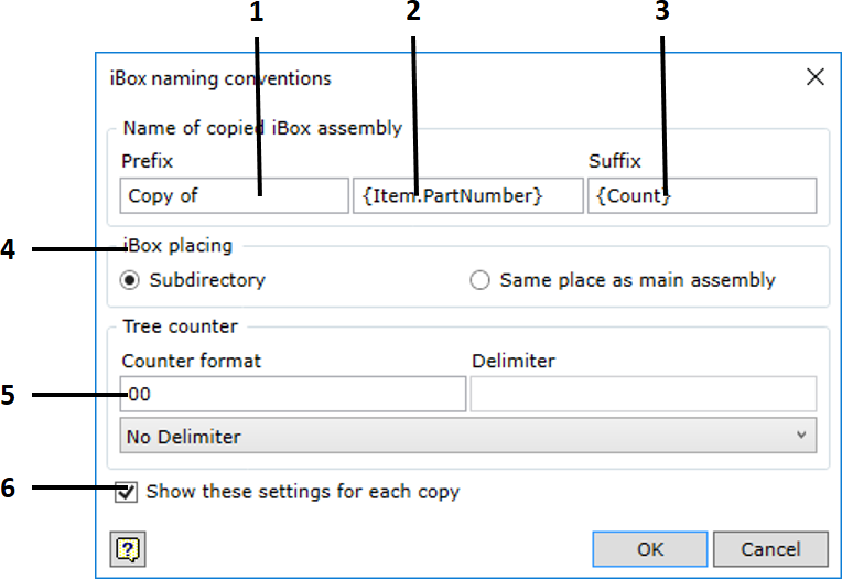 iBox copy options