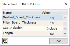 Hardware Attachment configure iPart