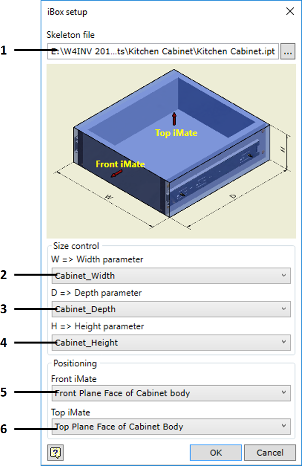 iBox Author dialog