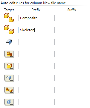 AC Property naming rules Settings